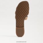 נשים הַנעָלָה Sam Edelman סנדל מגלשת מפרץ שיזוף בוף 4XL22X18 - Image 6