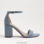 נשים הַנעָלָה Sam Edelman סנדל עקב בלוק דניאלה כחול מונטרוז 4XL22X296 - Image 2