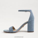 נשים הַנעָלָה Sam Edelman סנדל עקב בלוק דניאלה כחול מונטרוז 4XL22X296 - Image 4