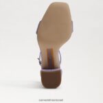 נשים הַנעָלָה Sam Edelman סנדל עקב בלוק דניאלה איריס סגול 4XL22X307 - Image 6