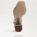 נשים הַנעָלָה Sam Edelman סנדל עקב בלוק דניאלה כחול מונטרוז 4XL22X296 - Image 6