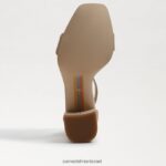 נשים הַנעָלָה Sam Edelman סנדל עקב בלוק דניאלה זמש שיבולת שועל 4XL22X303 - Image 6