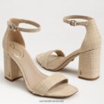 נשים הַנעָלָה Sam Edelman סנדל עקב בלוק דניאלה טִבעִי 4XL22X297 - Image 7