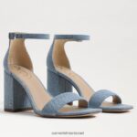 נשים הַנעָלָה Sam Edelman סנדל עקב בלוק דניאלה כחול מונטרוז 4XL22X296 - Image 7