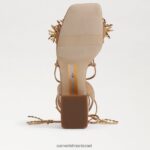 נשים הַנעָלָה Sam Edelman סנדל עקב בלוק חרוזים של Walda שיזוף בוף 4XL22X64 - Image 6