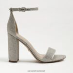 נשים הַנעָלָה Sam Edelman סנדל עקב בלוק יארו רשת זהב בהיר 4XL22X319 - Image 2