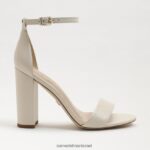 נשים הַנעָלָה Sam Edelman סנדל עקב בלוק יארו עור שנהב מודרני 4XL22X329 - Image 2