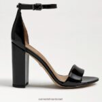 נשים הַנעָלָה Sam Edelman סנדל עקב בלוק יארו פטנט שחור 4XL22X336 - Image 2