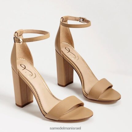 נשים הַנעָלָה Sam Edelman סנדל עקב בלוק יארו עור בז' רך 4XL22X326