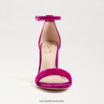 נשים הַנעָלָה Sam Edelman סנדל עקב בלוק יארו קטיפה פטל 4XL22X318 - Image 3