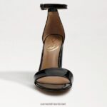 נשים הַנעָלָה Sam Edelman סנדל עקב בלוק יארו פטנט שחור 4XL22X336 - Image 3