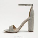 נשים הַנעָלָה Sam Edelman סנדל עקב בלוק יארו רשת זהב בהיר 4XL22X319 - Image 4