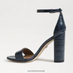 נשים הַנעָלָה Sam Edelman סנדל עקב בלוק יארו צי האוקיינוס ​​השקט 4XL22X330 - Image 4