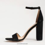 נשים הַנעָלָה Sam Edelman סנדל עקב בלוק יארו זמש שחור 4XL22X338 - Image 4