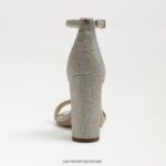 נשים הַנעָלָה Sam Edelman סנדל עקב בלוק יארו רשת זהב בהיר 4XL22X319 - Image 5