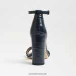 נשים הַנעָלָה Sam Edelman סנדל עקב בלוק יארו צי האוקיינוס ​​השקט 4XL22X330 - Image 5