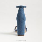 נשים הַנעָלָה Sam Edelman סנדל עקב בלוק יארו אינדיגו מכובס 4XL22X320 - Image 5