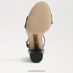 נשים הַנעָלָה Sam Edelman סנדל עקב בלוק יארו צי האוקיינוס ​​השקט 4XL22X330 - Image 6
