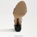 נשים הַנעָלָה Sam Edelman סנדל עקב בלוק יארו פטנט שחור 4XL22X336 - Image 6