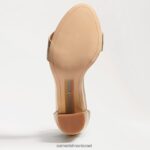 נשים הַנעָלָה Sam Edelman סנדל עקב בלוק יארו עור זהב בהיר 4XL22X324 - Image 6