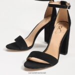 נשים הַנעָלָה Sam Edelman סנדל עקב בלוק יארו זמש שחור 4XL22X338 - Image 7
