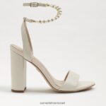 נשים הַנעָלָה Sam Edelman סנדל עקב בלוק yanelli עור שנהב מודרני 4XL22X857 - Image 2