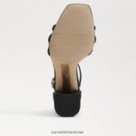 נשים הַנעָלָה Sam Edelman סנדל עקב דוני בלוק שָׁחוֹר 4XL22X691 - Image 6
