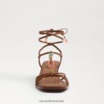 נשים הַנעָלָה Sam Edelman סנדל עקב חתולים עם רצועות של dacie אוּכָּף 4XL22X620 - Image 3