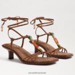 נשים הַנעָלָה Sam Edelman סנדל עקב חתולים עם רצועות של dacie אוּכָּף 4XL22X620 - Image 7