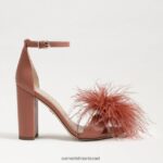 נשים הַנעָלָה Sam Edelman סנדל עקב נוצת יארו סיינה ורד 4XL22X765 - Image 2