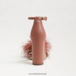 נשים הַנעָלָה Sam Edelman סנדל עקב נוצת יארו סיינה ורד 4XL22X765 - Image 5