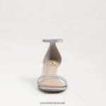 נשים הַנעָלָה Sam Edelman סנדל עקב פיוני חתלתול כסף רך 4XL22X501 - Image 3