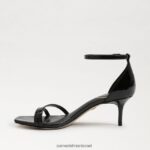 נשים הַנעָלָה Sam Edelman סנדל עקב פיוני חתלתול פטנט שחור 4XL22X503 - Image 4