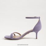 נשים הַנעָלָה Sam Edelman סנדל עקב פיוני חתלתול זמש איריס סגול 4XL22X505 - Image 4