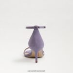 נשים הַנעָלָה Sam Edelman סנדל עקב פיוני חתלתול זמש איריס סגול 4XL22X505 - Image 5