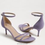 נשים הַנעָלָה Sam Edelman סנדל עקב פיוני חתלתול זמש איריס סגול 4XL22X505 - Image 7