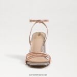 נשים הַנעָלָה Sam Edelman סנדל עקב קיה בלוק ורוד זהב 4XL22X112 - Image 3