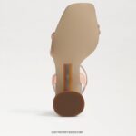 נשים הַנעָלָה Sam Edelman סנדל עקב קיה בלוק ורוד זהב 4XL22X112 - Image 6