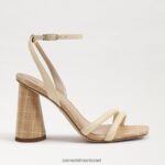 נשים הַנעָלָה Sam Edelman סנדל עקב קיה בלוק חיטה מולבן 4XL22X108 - Image 2