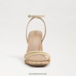 נשים הַנעָלָה Sam Edelman סנדל עקב קיה בלוק חיטה מולבן 4XL22X108 - Image 3