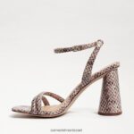 נשים הַנעָלָה Sam Edelman סנדל עקב קיה בלוק נחש roccia mamba 4XL22X99 - Image 4