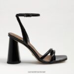 נשים הַנעָלָה Sam Edelman סנדל עקב קיה בלוק פטנט שחור 4XL22X114 - Image 2