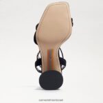 נשים הַנעָלָה Sam Edelman סנדל עקב קיה בלוק שָׁחוֹר 4XL22X117 - Image 6