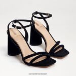 נשים הַנעָלָה Sam Edelman סנדל עקב קיה בלוק שָׁחוֹר 4XL22X117