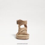 נשים הַנעָלָה Sam Edelman סנדל פלטפורמה של דקוטה טִבעִי 4XL22X582 - Image 3