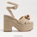 נשים הַנעָלָה Sam Edelman סנדל פלטפורמה של טייט קליפת ביצה 4XL22X689 - Image 2