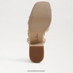 נשים הַנעָלָה Sam Edelman סנדל פלטפורמה של טייט קליפת ביצה 4XL22X689 - Image 6