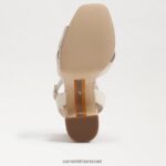 נשים הַנעָלָה Sam Edelman סנדל פלטפורמה של kayna שנהב מודרני 4XL22X511 - Image 6