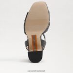 נשים הַנעָלָה Sam Edelman סנדל פלטפורמה של kayna שָׁחוֹר 4XL22X513 - Image 6