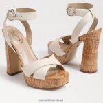 נשים הַנעָלָה Sam Edelman סנדל פלטפורמה של kayna שנהב מודרני 4XL22X511 - Image 7
